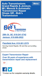 Mobile Screenshot of bobstransmissionswmi.com